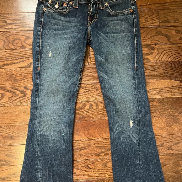 True Religion Denim - True Religion Dark Blue Boot Cut Jeans